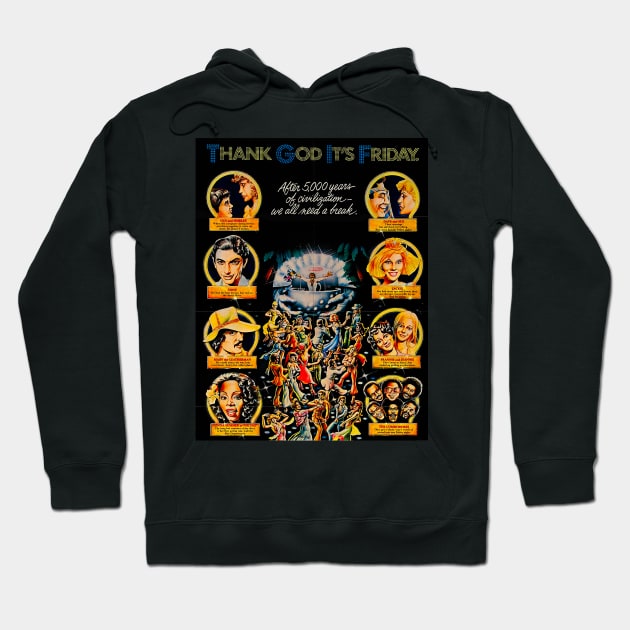 Thank God It's Friday 1978 Hoodie by Pop Fan Shop